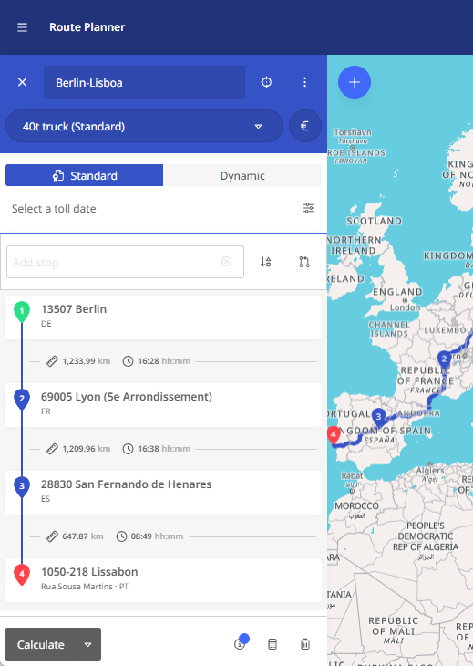 Export Route Save and load routes